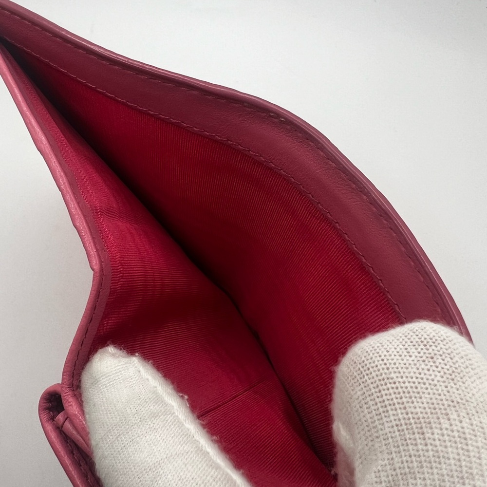 Guc Miu Miu Pink Bifold Wallet - image 7